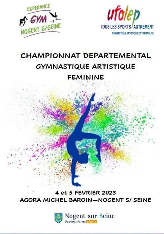 Gymnastique : Championnats départementaux Aube - Seine et Marne Ufolep